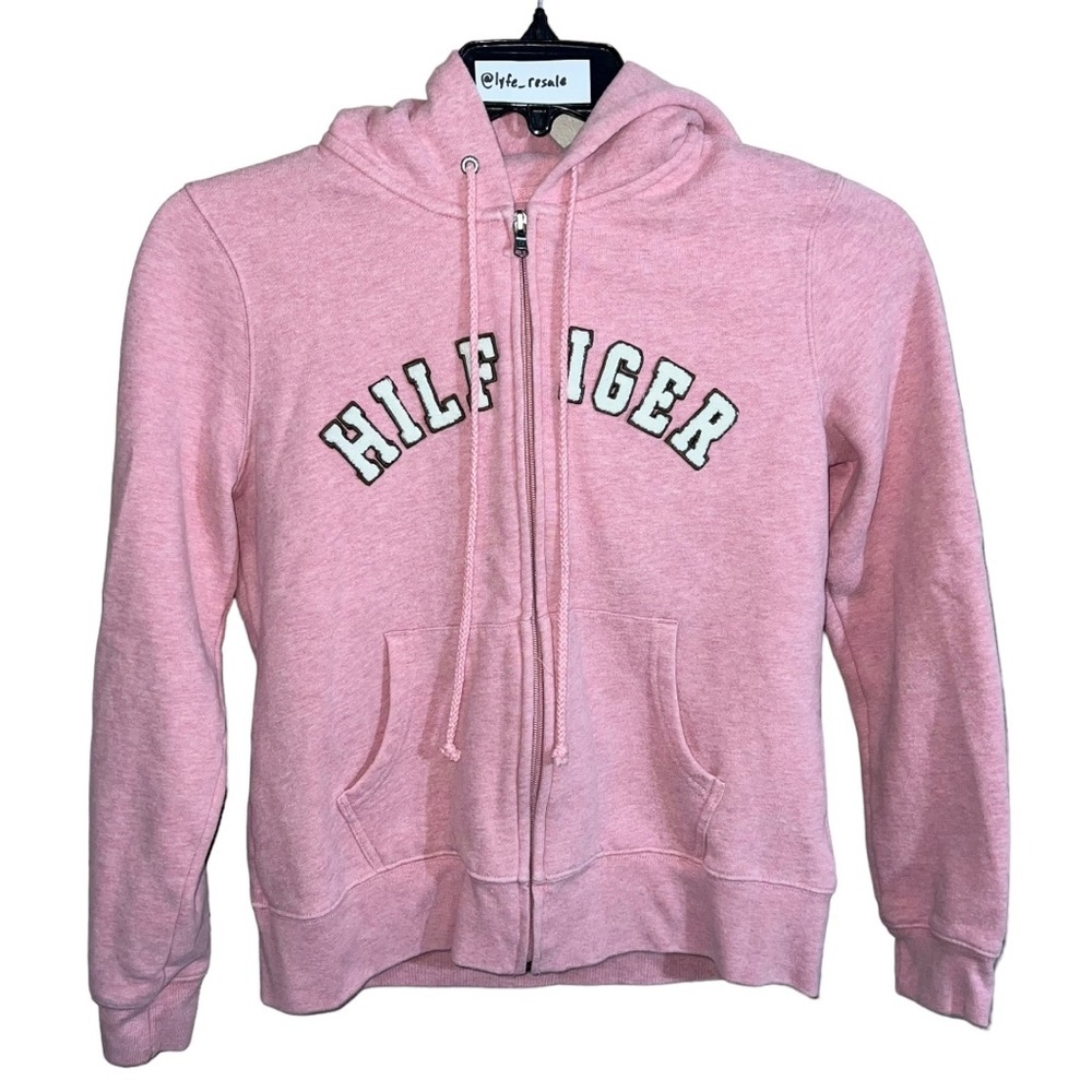 Tommy Hilfiger Sweatshirt Hoodie Women’s Size M Pink Long Sleeve
